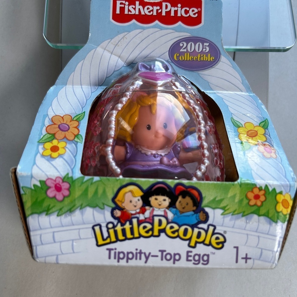 Fisher-Price 2005 Collectible Tippity Top Egg Easter Toy New in Package Basket - Picture 2 of 7
